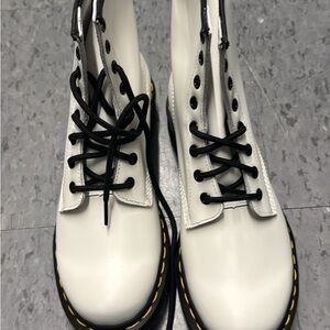 Dr. Martens 1460 White Combat Boots